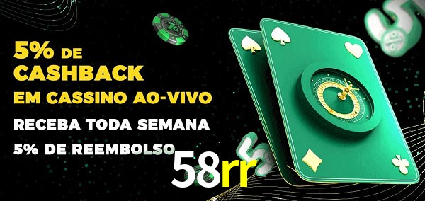 Promoções do cassino ao Vivo 58rr